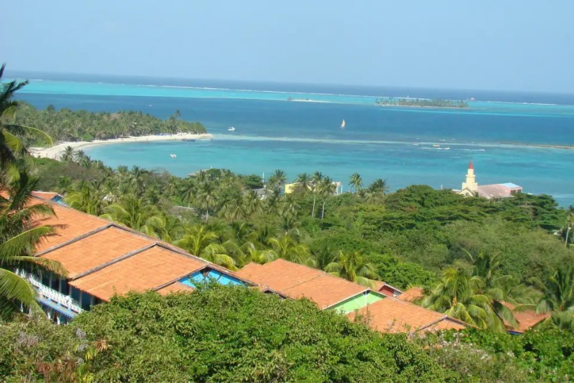 Vista desde el Jardín Botánico de San Andrés