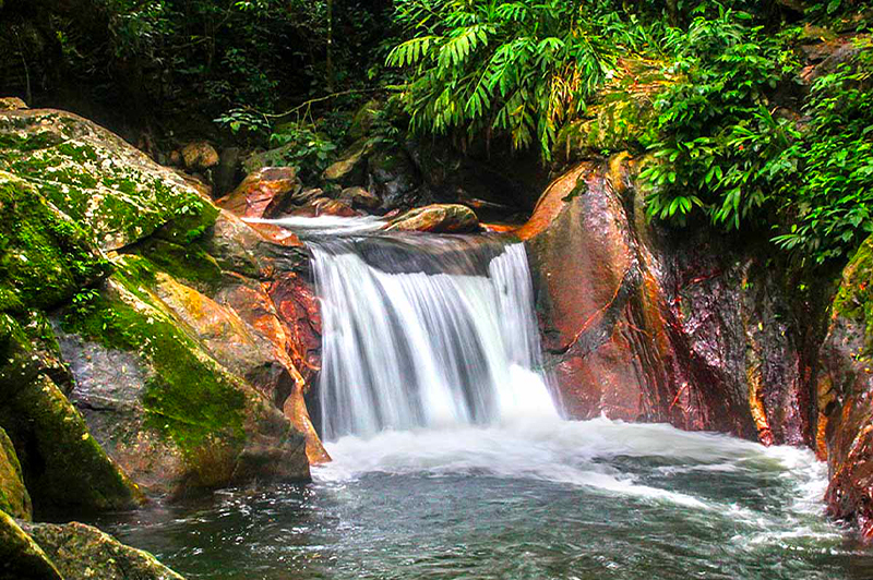 Minca, uno de las rincones con encanto en Santa Marta, Colombia - Imagen de la cascada en Minca, cerca de las playas paradisiacas de Santa Marta | Marca País Colombia 