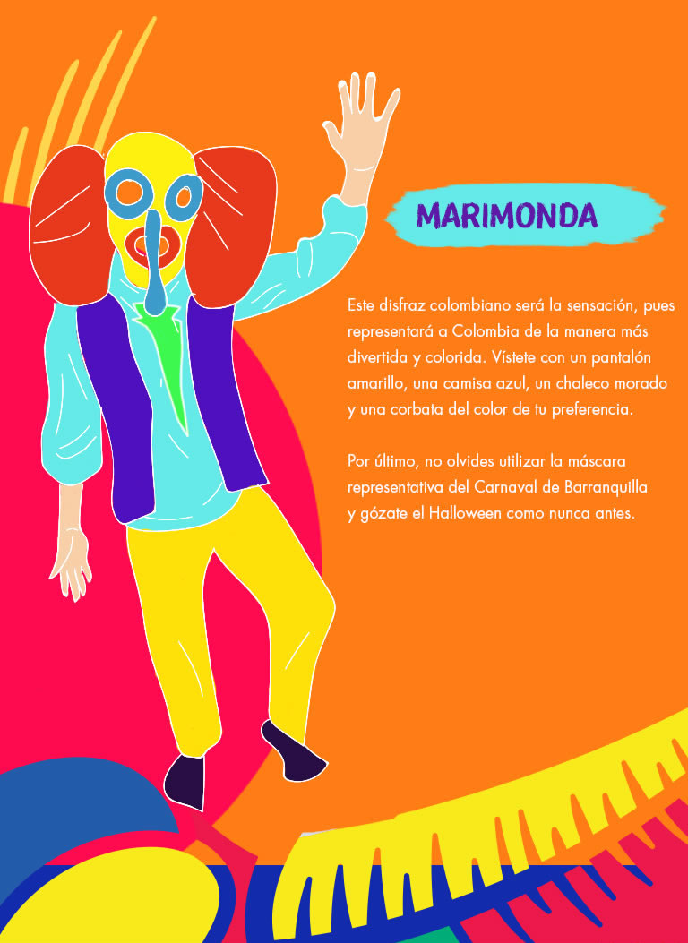 Disfraz de marimonda colombia