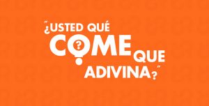 Usted qué come que adivina