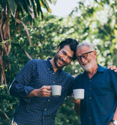 hijo y padre