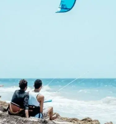 Fotografía panorámica de playa