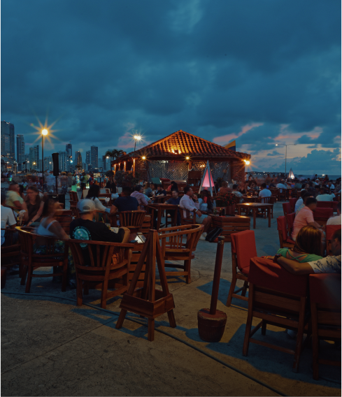 Restaurante en la playa